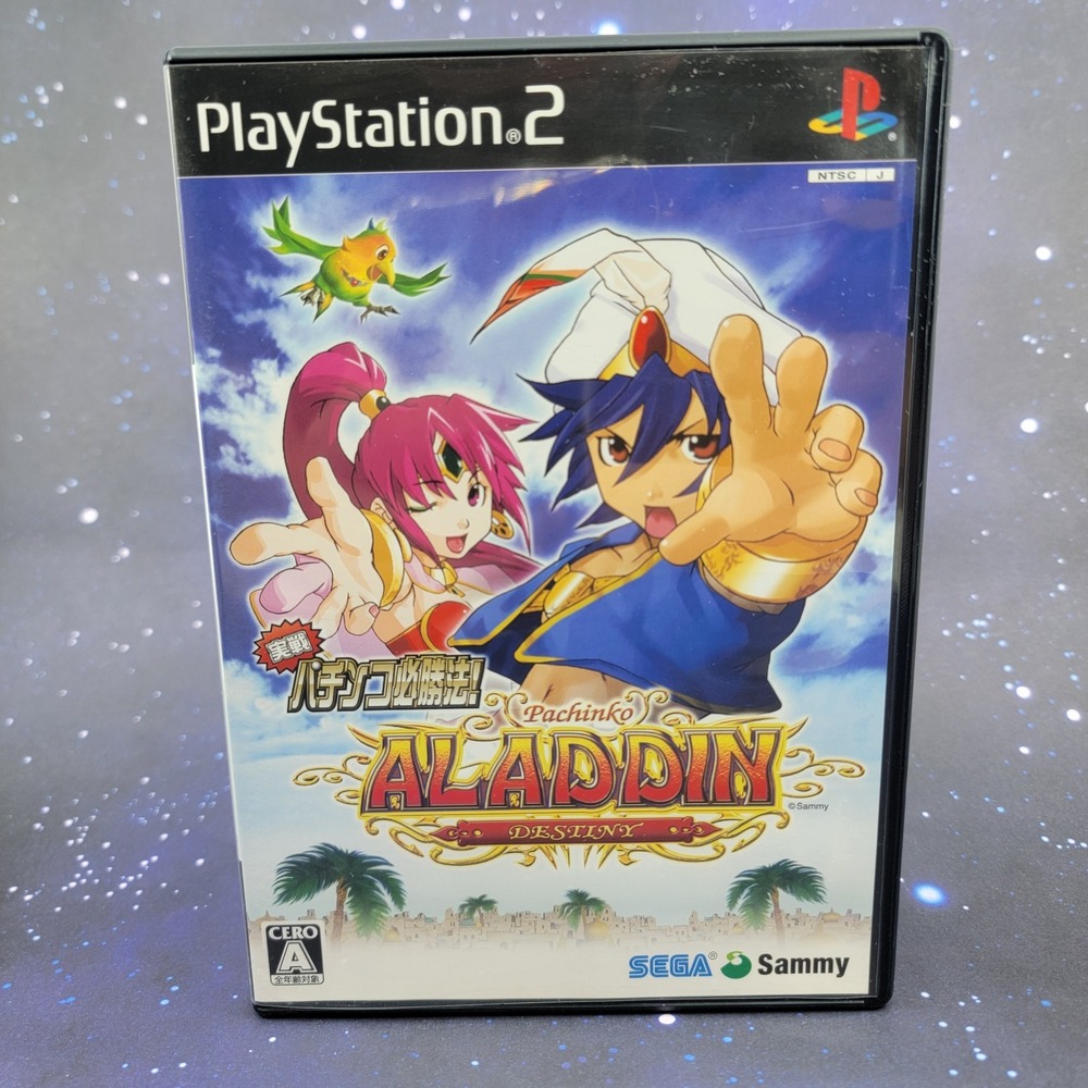 Battle Pachinko Aladdin Destiny (Sony PlayStation 2) JAPANESE Video Game 1200